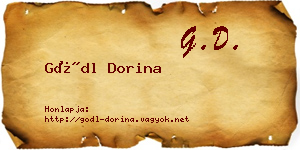 Gödl Dorina névjegykártya